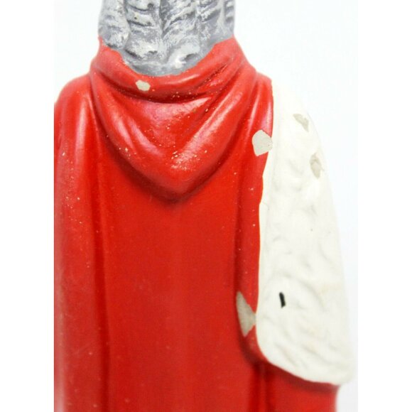 VTG Fontanini Paper Mache Nativity Wise Man Figurine Italian Hand Painted - Picture 8 of 12